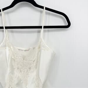 Victorias Secret Vintage Style White Lace Lingerie Bodysuit